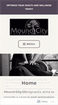 Mobile Screenshot of moundcitychiropractic.com